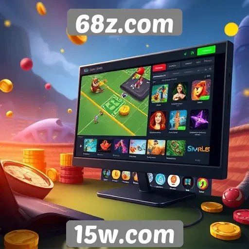 Plataforma 68z.com e sua interface de usuário